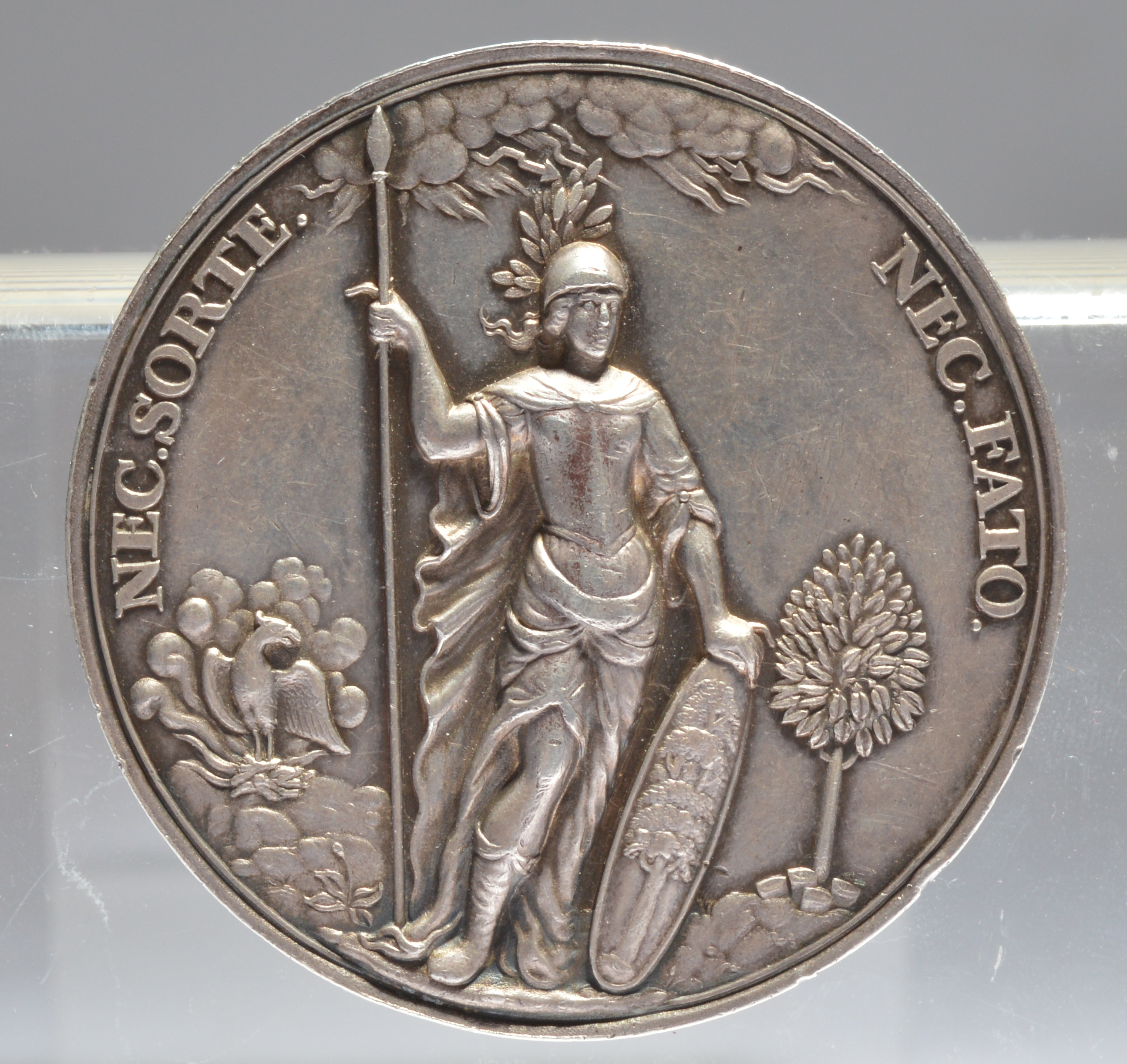 Netherlands: William of Orange appointed Stadtholder, Captain and Admiral-General 1672, a silver - Image 2 of 2