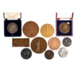 The Creative Arts: a collection of prize and presentation medals, including: Board of Education