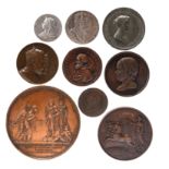 A small quantity of commemorative and portrait medals, including: France: Austria Subdued, a