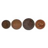 George III, copper two pence and penny, 1797, Soho Mint (S 3776 and 3777), very fine and good
