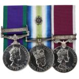 The historic 'Operation Nimrod' group of medals and memorabilia to Warrant Officer 2nd Class Ian
