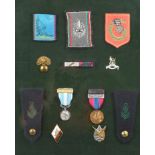French Foreign Legion: the medals and personal effects of Legionnaire Eric Finlinson, including: