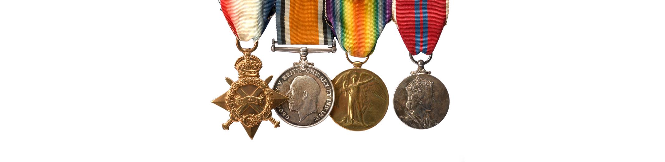 A collection comprising: four medals to Acting Corporal E. C. Beauchamp, Royal Dublin Fusiliers: - Image 6 of 6