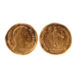 Rome: Valentinian I (r. 364-375), av Solidus, 21.4 mm, diademed bust right, rev. the Emperor