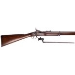 A .577 three band Snider Enfield volunteer rifle by Webley & Sons, barrel 36 in., Mk III action,