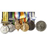 Five medals to Major J. S. Crosthwaite, Indian Army: Africa General Service 1899-1956, clasp: