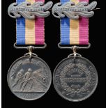 United States of America: Colored Troops Medal 1864, also known as the Butler Medal, silver, 40