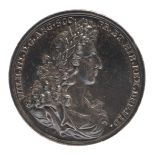 William and Mary: Amnesty Declared in Ireland 1690, a silver medal, 40.5 mm, laureate bust right,