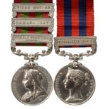 Two medals to Surgeon Captain (later Major) Gordon Travers Birdwood, Indian Medical Service: India