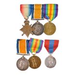 A family collection of medals, comprising: a 1914-15 Star trio to Gunner William H. Flay, Royal