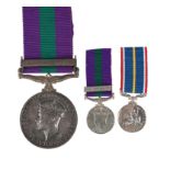 A General Service Medal 1918-62 to Aircraftsman 1st Class D. A. Stopps, RAF, George VI, clasp: