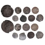 A small quantity of silver British hammered coins, comprising; Henry VI, silver, halfgroat,