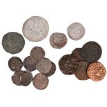 A quantity of Medieval European coins, including: Venice, Giovanni Soranzo (1312-28), silver grosso,