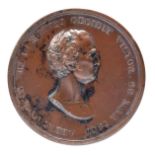 The Highland Society's Medal for Egypt 1801, bronze, 49mm, obverse bust with rounded truncation,