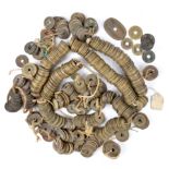 A large quantity of Chinese and Japanese coins, including; bronze, 100 mon, (Tempo Tsuho), 1835-