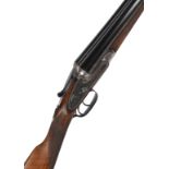 Ƒ Joseph Lang & Son A 16 bore sidelock ejector, serial number 14651, sleeved barrels 28 in., 2 1/2