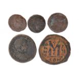 A quantity of Roman and other ancient coins, including; Victorinus (268-270 AD), Antoninianus,