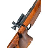 Ƒ Walther A .22LR bolt action match rifle, serial number 9856, heavy target barrel 25.5 in.,