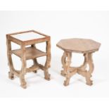 A limed oak Tuscan style occasional table designed by Robert Lorimer, possibly manufactured by