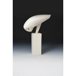 ‡ Anthony Theakston (born 1965) Night Owl white glazed stoneware sculpture, incised signature 31.