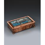 A Guild of Handicrafts copper and enamel box by Arthur Cameron and Charles Robert Ashbee, the