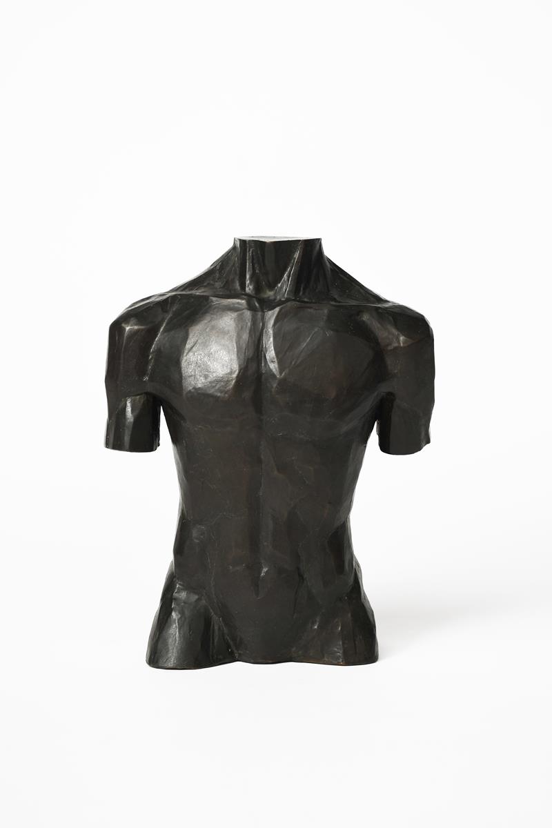 ‡ Zack Zaltzman (born 1941) Torso of a Man, 1983 patinated bronze signed, dated and numbered 1/6 - Image 2 of 2