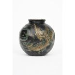 A fine Martin Brothers stoneware Dragon vase by Edwin and Walter Martin, dated 1894, ovoid with