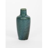 A Ruskin Pottery high-fired stoneware vase by William Howson Taylor, slender, shouldered form with