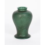 A Ruskin Pottery stoneware vase by William Howson Taylor, dated 1906, baluster form, covered in a