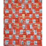 Quadrille a screen printed textile designed by Lucienne Day, designed in 1952, manufactured by