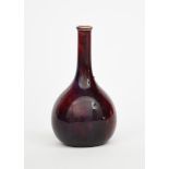 A Ruskin Pottery high-fired stoneware solifleur vase by William Howson Taylor, ovoid with tall
