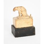 ‡ Donald Gilbert (1900-1961) Crouching Panther plaster maquette, on rectangular base, set on