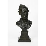 Edward Onslow Ford (1852-1901) Bust of Sir William Quiller Orchardson, 1895 bronze on serpentine