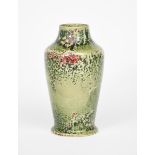 A fine Ruskin Pottery high-fired stoneware vase by William Howson Taylor, dated 1910, slender,