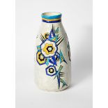 An Art Deco Boch Freres Keramis vase designed by Charles Catteau, model no.D4474, shouldered,