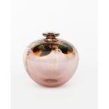 A Louis Comfort Tiffany millefiori Favrile paperweight glass vase, model 3413, ovoid thick glass
