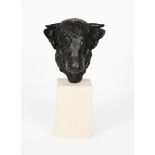 ‡ Richard Cowdy (born 1937) Radiaux the Limousin Bull, 1983 a patinated bronze on Portland stone
