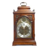 A GEORGE III MAHOGANY BRACKET CLOCK BY JESSOP, LONDON, C.1770 the brass eight day movement with a