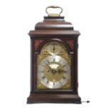 A GEORGE III EBONISED FRUITWOOD BRACKET CLOCK MARMADUKE STORR, LONDON, C.1760 the brass eight day