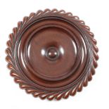 A LATE REGENCY SCOTTISH MAHOGANY WINE DECANTER COASTER ATTRIBUTED TO JAMES MEIN OF KELSO, C.1825-