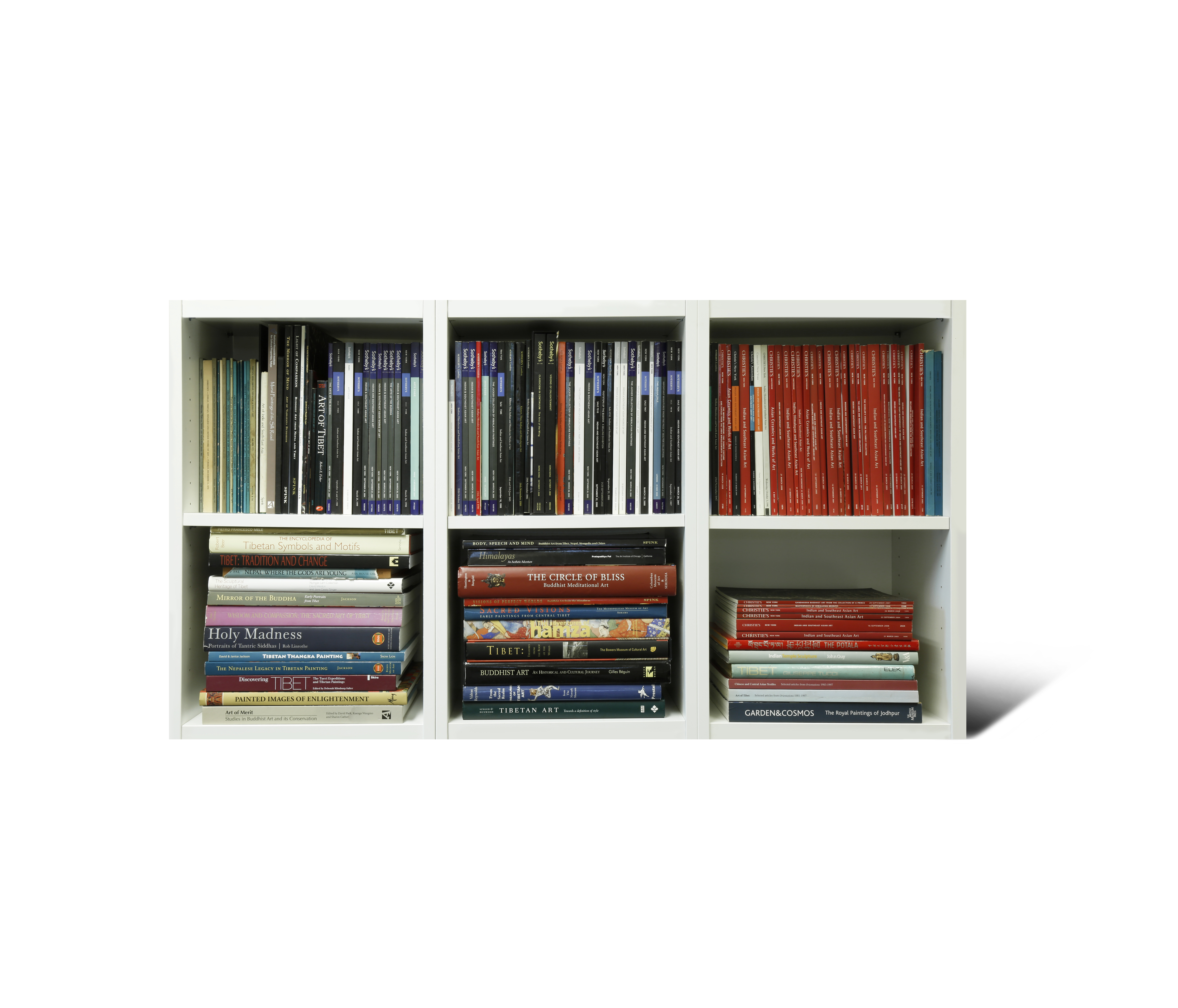LITERATURE A COLLECTION OF REFERENCE BOOKS AND AUCTION CATALOGUES Mostly relating to Buddhist,