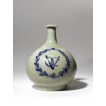 A JAPANESE ARITA BOTTLE VASE EDO PERIOD OR LATER, 19TH CENTURY OR LATER The gallipot-shaped body