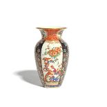 A good Worcester ovoid vase c.1770, richly decorated with a wide panel of two phoenix or other fancy