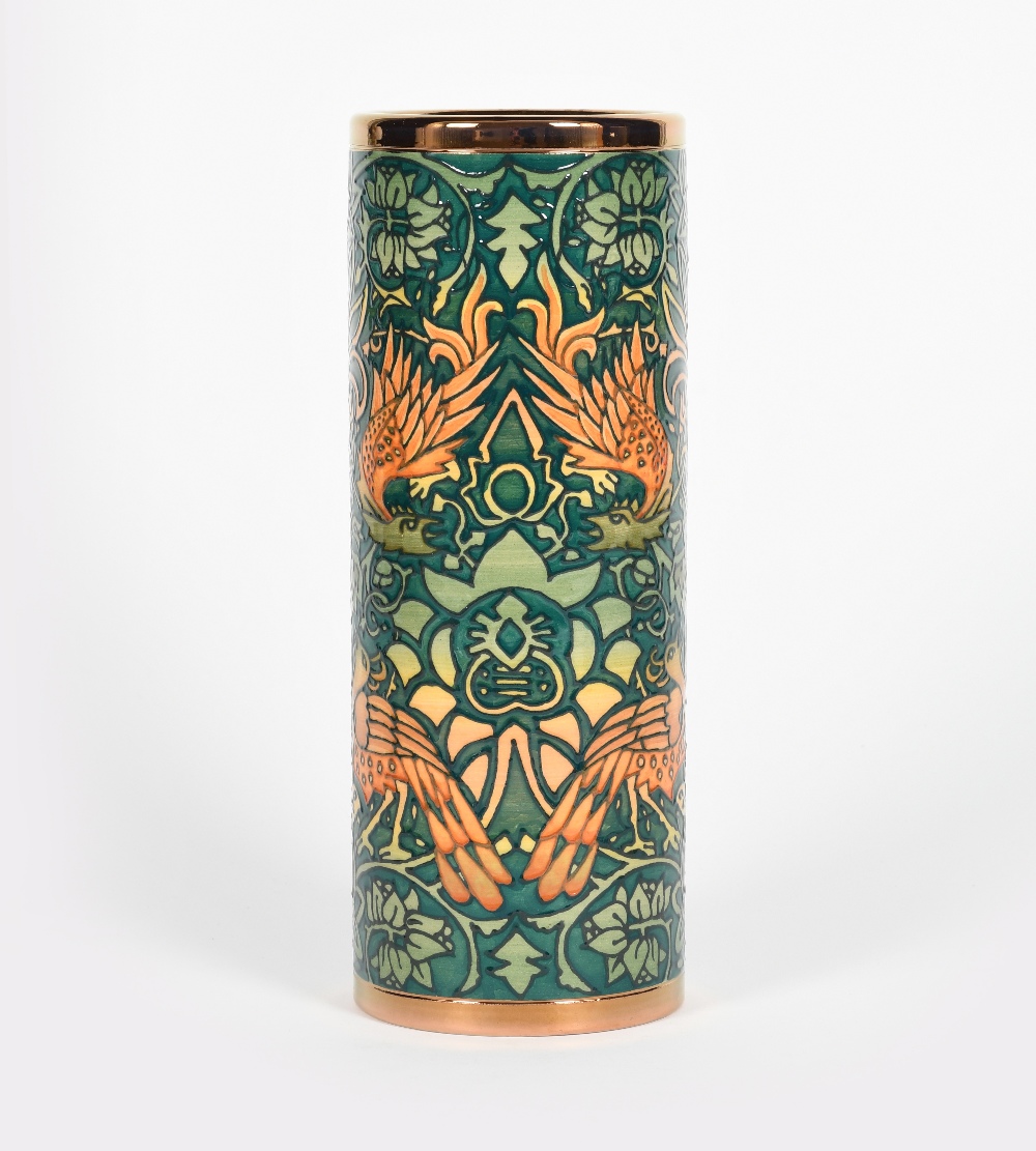 'Dragon and Peacock' a Dennis China Works limited edition Spill vase designed by Sally Tuffin, dated - Image 2 of 4