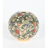 'Elizabethan Embroidery' a Dennis China Works limited edition Sphere vase designed by Sally