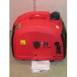 A Prokraft generator model KP1800, with instructions, petrol with 4.1 litre tank, max output 650