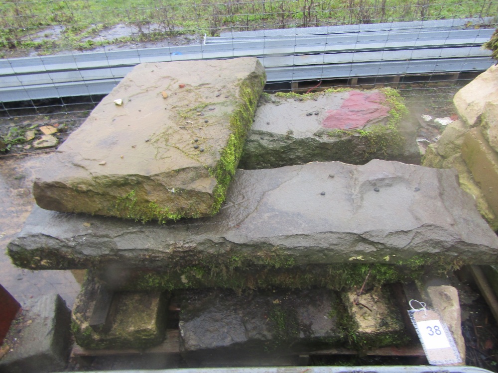 A pallet of York flags, various sizes, two square metres