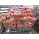 A pallet of Victorian red bricks, 300 approx