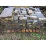 A pallet of Victorian blue industrial bricks, 120 approx