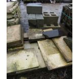 Two pallets of various blocks, copings, etc